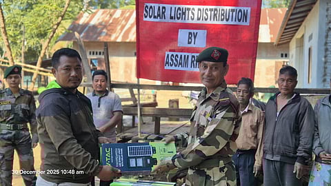 Assam Rifles Enhances Border Village Infrastructure Under Civic Action Programme
