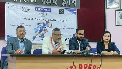 Press briefing by representatives of the Assam Roller Skating Association