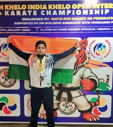 Assam Rifles Public School Student Bags Three Medals at Khelo India Open Int’l Championship
