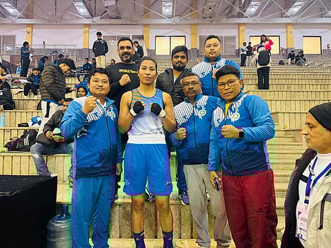Lovlina Borgohain beats Saweety at Elite National Boxing Championships 