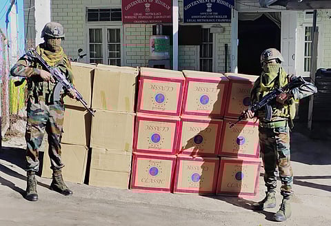 Rs 52 Lakh Worth of Foreign Cigarettes Seized by Assam Rifles in Mizoram’s Champhai District
