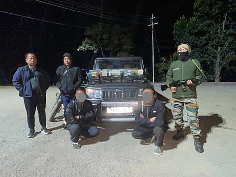 Two Drug Smugglers Arrested with 4.3 kg Heroin in Manipur
