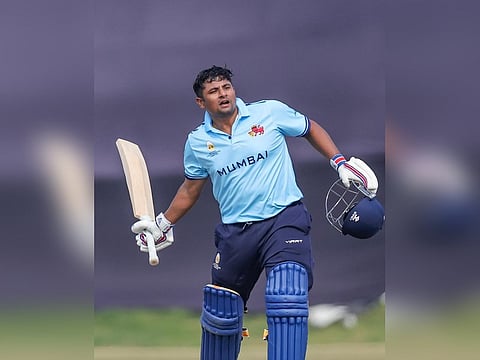Vijay Hazare Trophy: Sarfaraz slams fastest List A half-century by an Indian