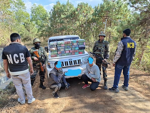 NCB Seizes Over 7 kg of Heroin Worth Rs 15 Crore Near India–Myanmar Border, Two Arrested
