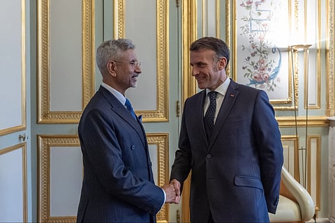 EAM Dr S Jaishankar meets French President Emmanuel Macron, reaffirms India France strategic partnership
