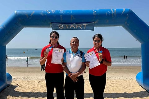 Assam: Astha, Jahnabi win medals at Open Water Sea Swimming Championships