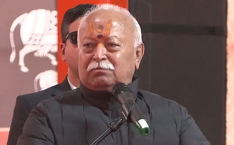 Entire Hindu society is one...: RSS chief Mohan Bhagwat