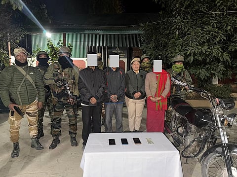 Three KYKL Cadres Arrested in Imphal West, Arms and Cash Seized
