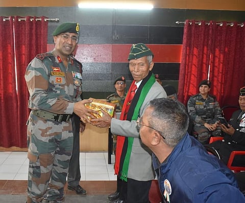 Assam Rifles Honours Armed Forces Veterans at Churachandpur on Veterans Day
