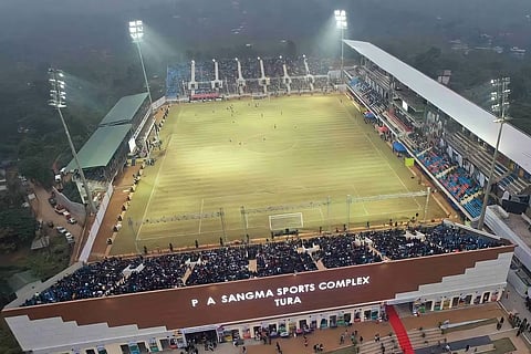 Meghalaya CM Sangma: PA Sangma Stadium project safe amid isolated wall repairs