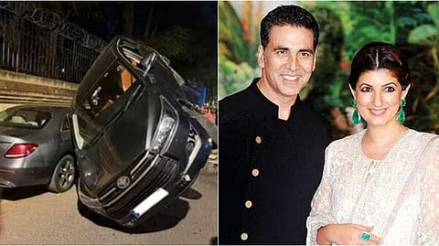 Akshay Kumar-Twinkle Khanna's convoy car meets with accident in Mumbai's Juhu