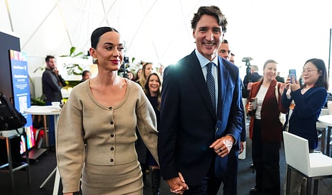 Katy Perry, Justin Trudeau make first official appearance as couple at WEF Davos