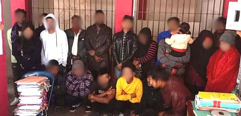 Meghalaya police intercept 18 Bangladeshi nationals near Dawki border
