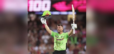 David Warner Commits to Another BBL Season with Sydney Thunder