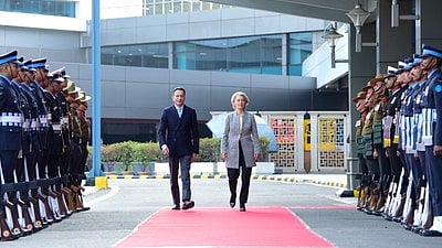 EU chief Ursula von der Leyen arrives in India, to be Chief Guest at R-Day celebrations