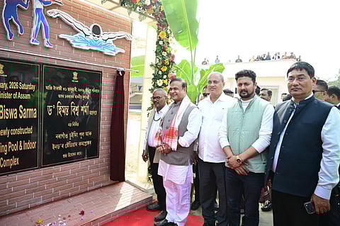Assam CM Inaugurates Rs 12 Crore Naragaon Mini Stadium in Golaghat to Boost Sports Infrastructure

