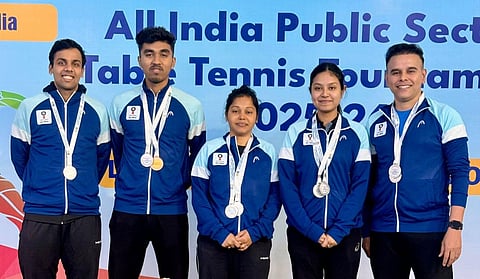 OIL Paddlers Shine with Multiple Medals at Public Sector Championships