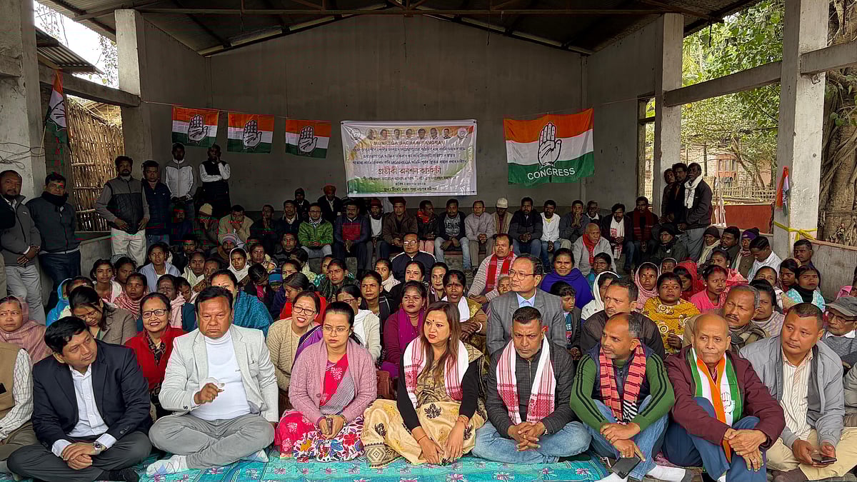 Congress protests renaming of MGNREGA, ramps up attack on BJP ahead of state polls