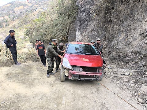 Assam Rifles Rushes to Aid Accident Victims on NH-2 in Manipur’s Senapati
