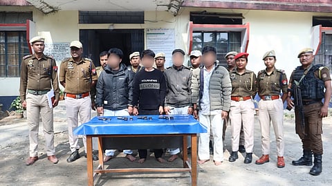 Gohpur police Foil Firearms Smuggling Attempt, Intercept Vehicle Near Arunachal