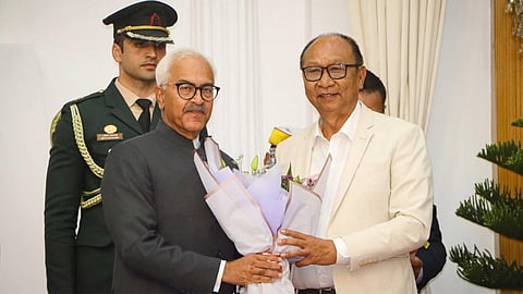 Yumnam Khemchand Singh sworn in as Manipur Chief Minister