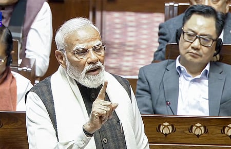 Motion of Thanks in RS: PM Modi thwarts disruption attempts, defends government & slams Congress