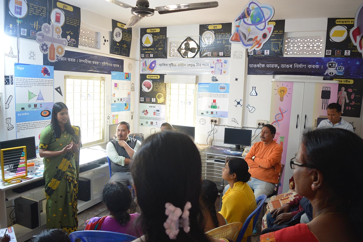 Assam: Stem Lab inaugurated in Demow Higher Secondary School