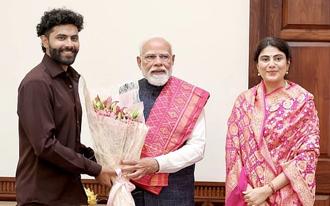 Ravindra Jadeja Meets PM Modi, Calls It a Privilege and Honour
