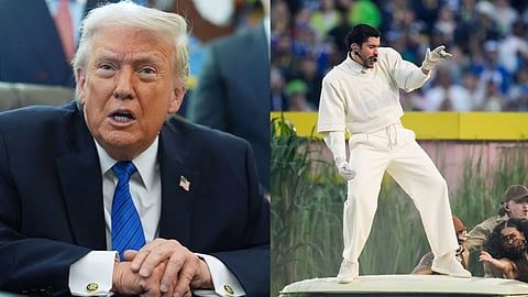 Donald Trump criticizes Bad Bunny's Super Bowl halftime show as 'slap in the face to our country'