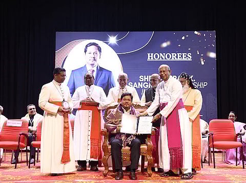 CBCI National Award Conferred on Meghalaya Chief Minister
