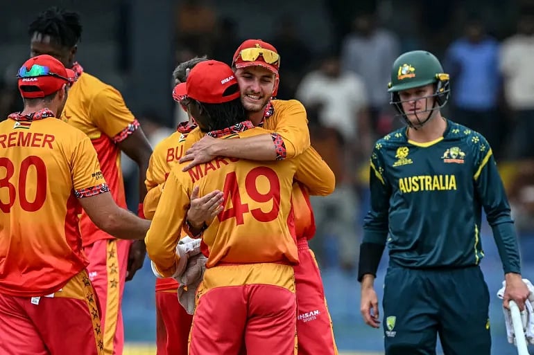 Zimbabwe Stuns Australia with Bowling Brilliance in T20 World Cup Upset