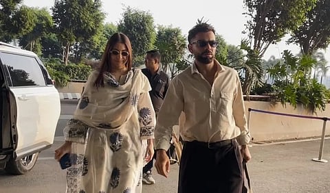 Virat Kohli, Anushka Sharma jet off together from Mumbai airport