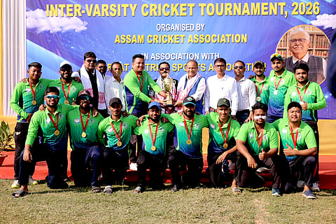 5th Niloy Dutta Inter-Varsity T20 Cricket: Assam Down Town University clinch title