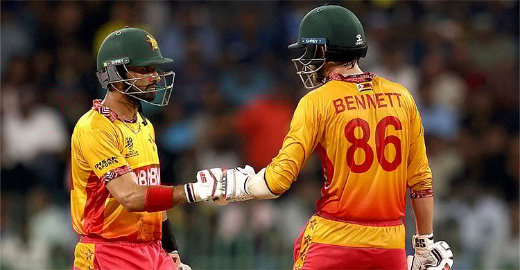 Zimbabwe Triumphs Over Sri Lanka to Top Group B in T20 World Cup