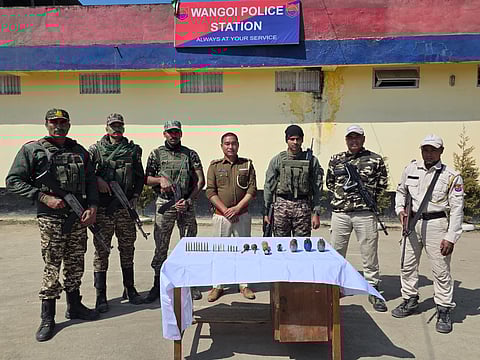 Manipur police recover AK-47, grenades and IEDs in statewide operations