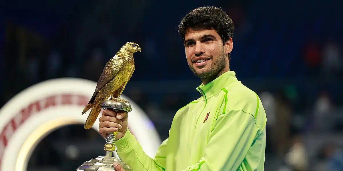 Carlos Alcaraz sinks Arthur Fils to lift Qatar Open trophy