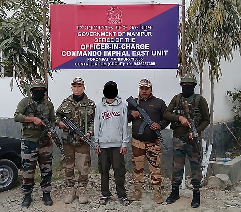 Security forces arrest four insurgent cadres in Manipur operations
