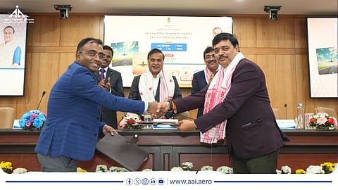 AAI, Assam Govt Sign MoU for Pre-Feasibility Study of Five Greenfield Airports
