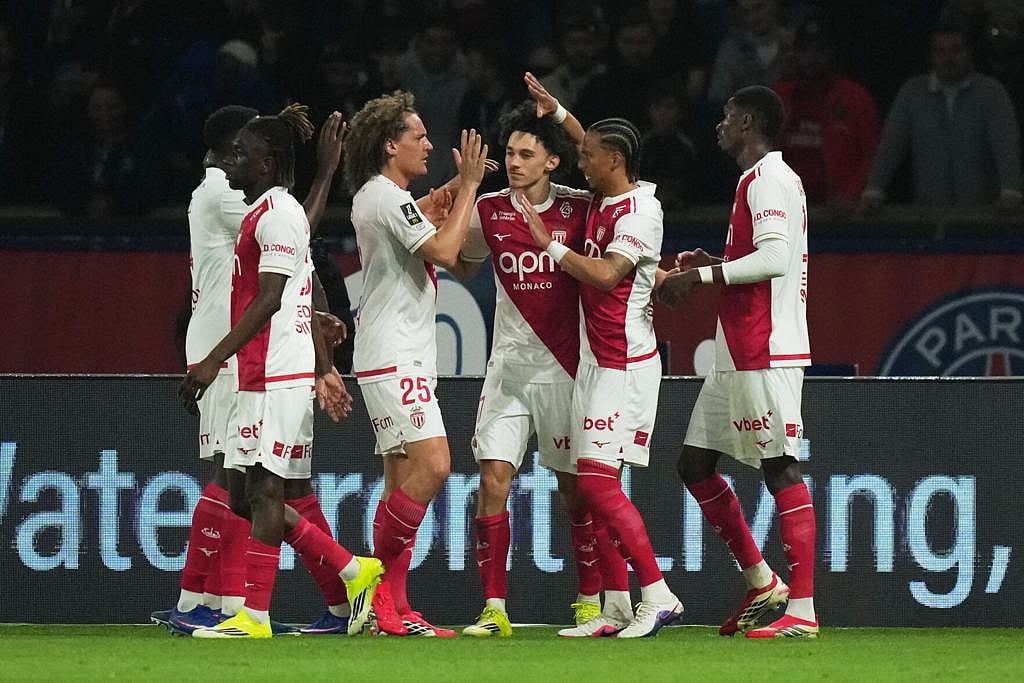 PSG's Unbeaten Home Run Ends as Monaco Triumphs 3-1 in Ligue 1