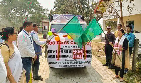 Assam's 100-Day Anti-Child Marriage Campaign Covers 1,310 km Across Five Districts