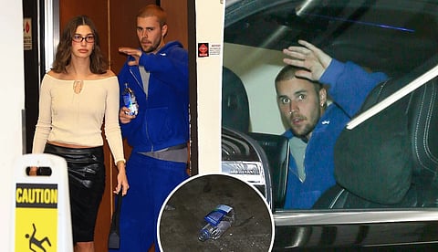 Justin Bieber's Frustration Boils Over: Throws Water Bottle at Paparazzi After Dinner with Hailey