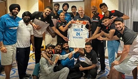 Indian Basketball Team Returns Home After 10-Day Stranding in Doha