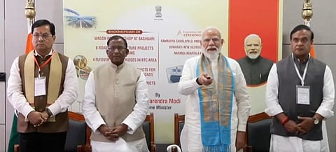 PM Modi Lays Foundation Stone for Rs 4,574 Crore Development Projects in Kokrajhar