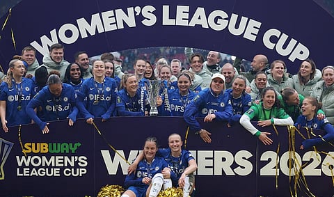 James steers Chelsea to Women’s League Cup final win over Man United