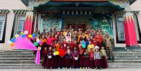 Indian Army Celebrates International Day of Happiness With Monks at Arunachal Pradesh Border Monastery
