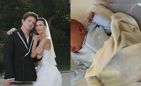 Singer Charlie Puth and wife Brooke blessed with baby boy