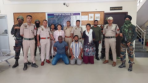 Four Held in Silchar for Facilitating Illegal Cross-Border Movement
