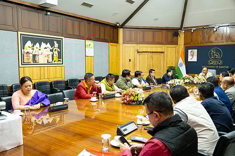 Manipur CM holds high-level meet, emphasises efficient and inclusive governance
