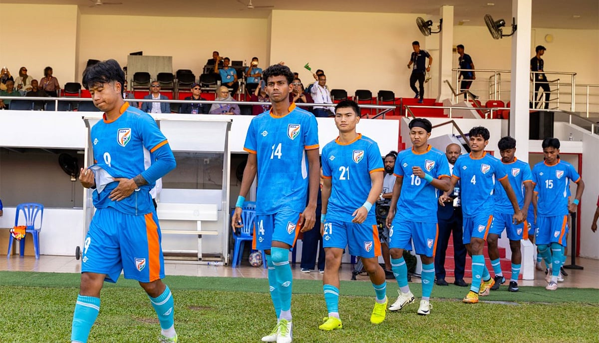 India U20 men's national football team Ready for Bhutan Challenge in SAFF U20 Semis