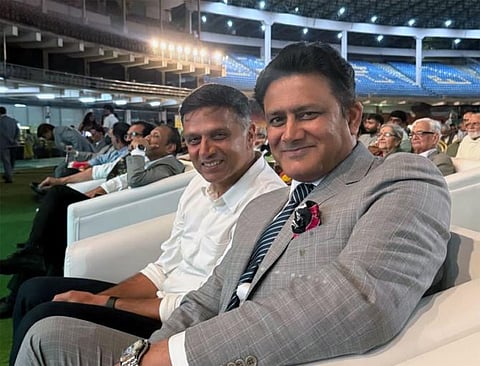 Rahul Dravid and Anil Kumble